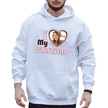 ☺Himi☺ Amazon.com: LASFOUR I Love My Girlfriend Hoodie, I Love My